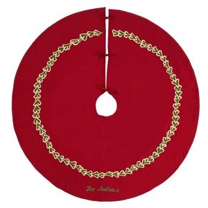 Pottery Barn Tree Skirt 100% Cotton